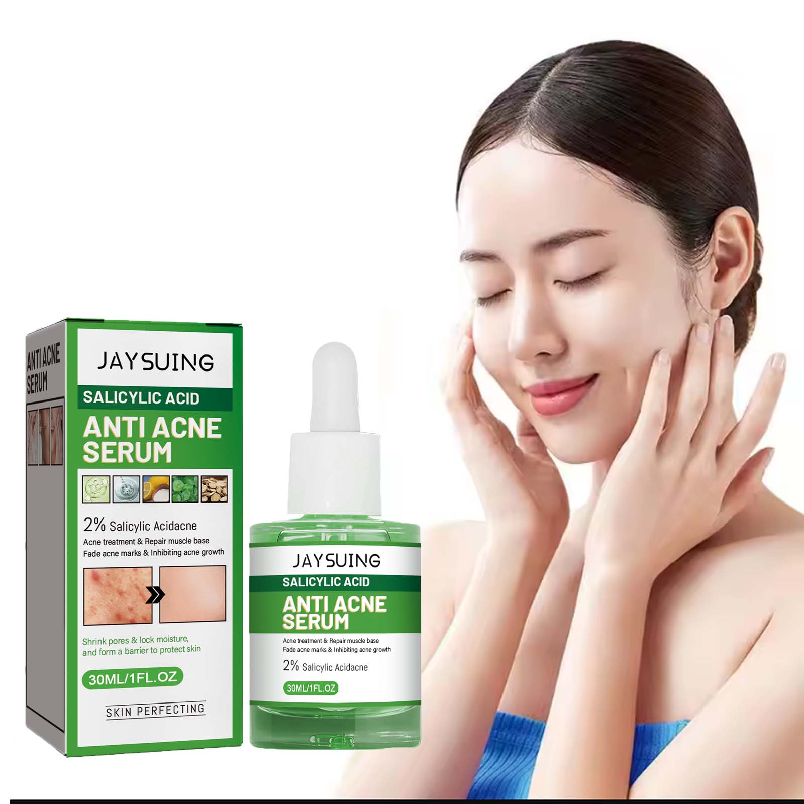 Serum Wajah Anti Jerawat Asam  - Glycolic Acid Exfoliant ulasan dan harga