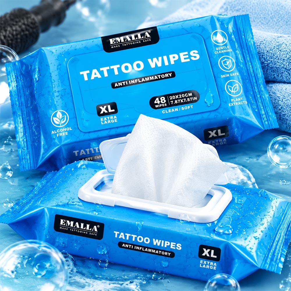 Tisu Pembersih Tato EMALLA, Ti - Xl Skincare ulasan dan harga