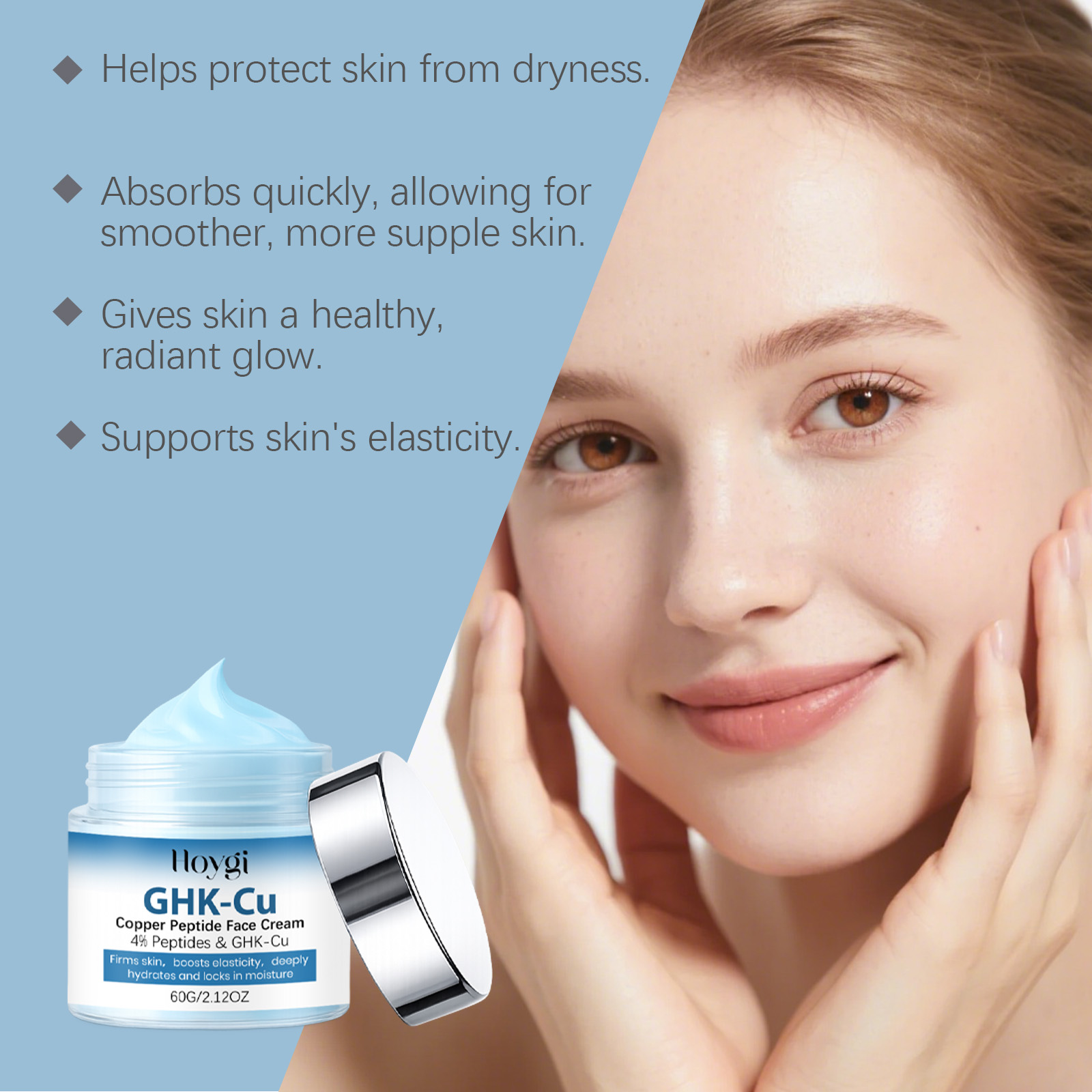 Krim Wajah Anti Penuaan GHK-Cu - Skincare Glow ulasan dan harga