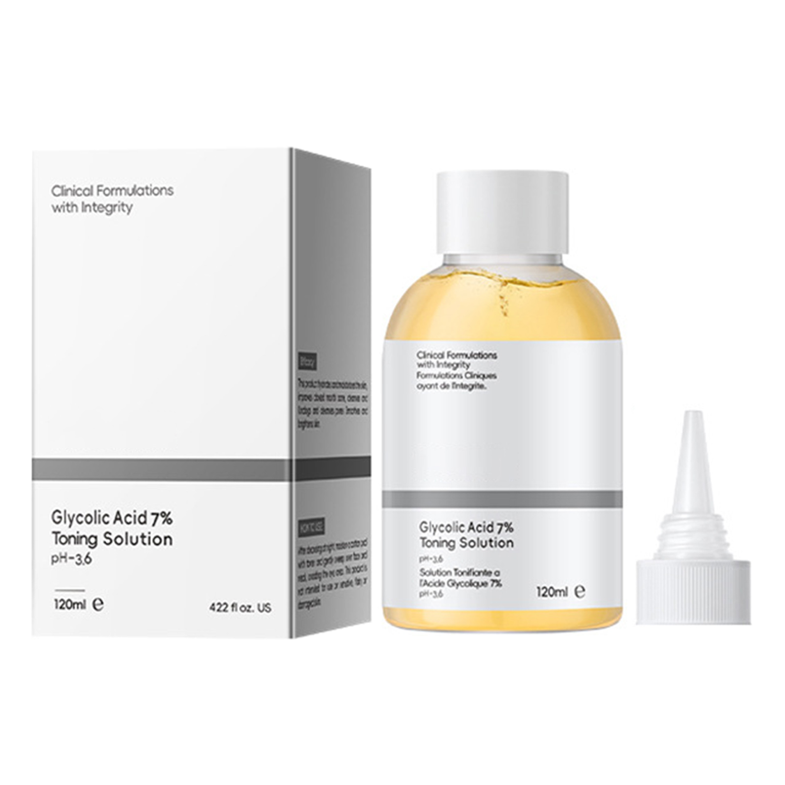 Serum pengecil pori-pori, asam - Glycolic Acid Exfoliant ulasan dan harga