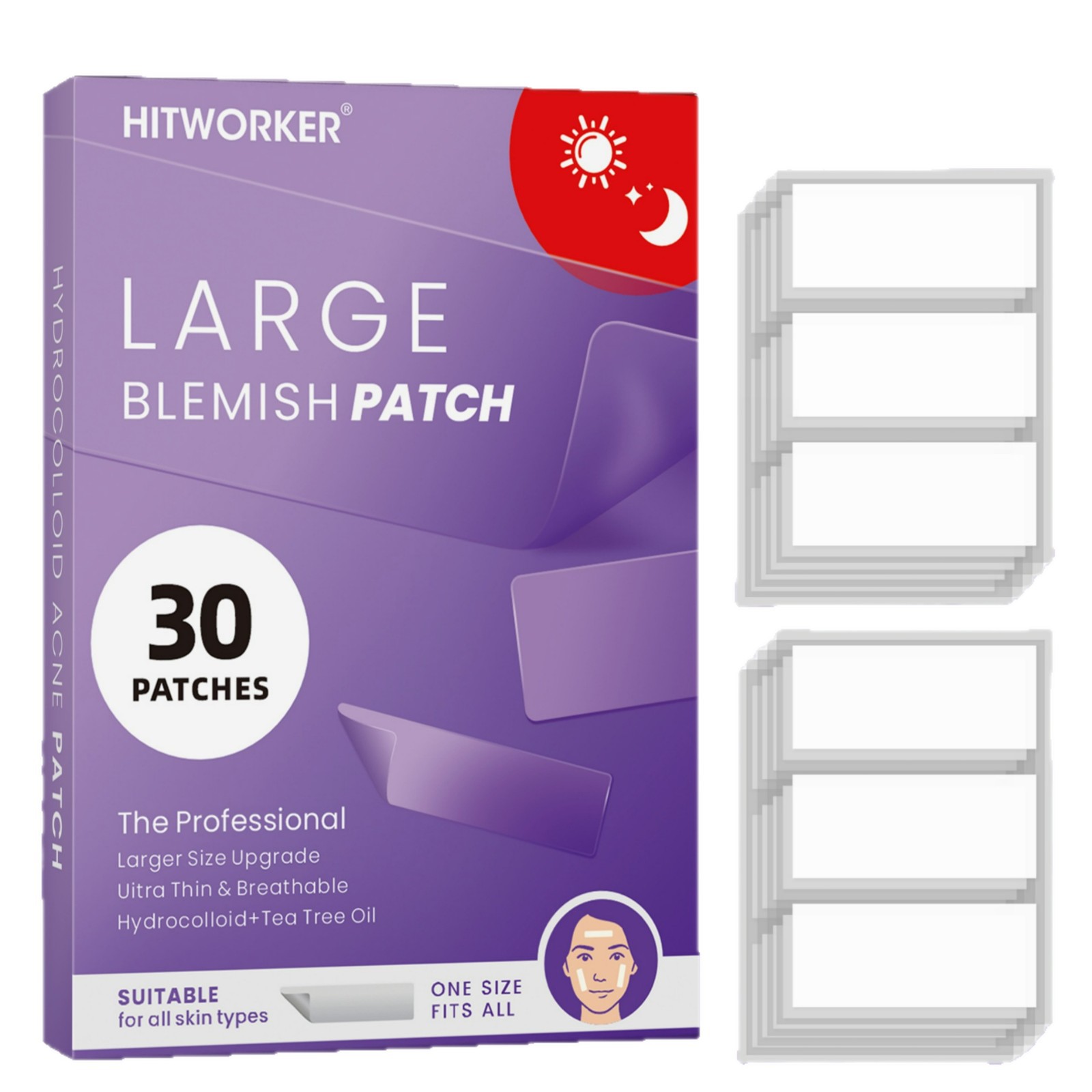 30 Buah Patch Jerawat Persegi  - Xl Skincare ulasan dan harga